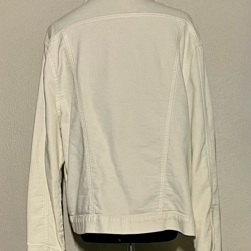Buffalo David Bitton White Jean Jacket View 2
